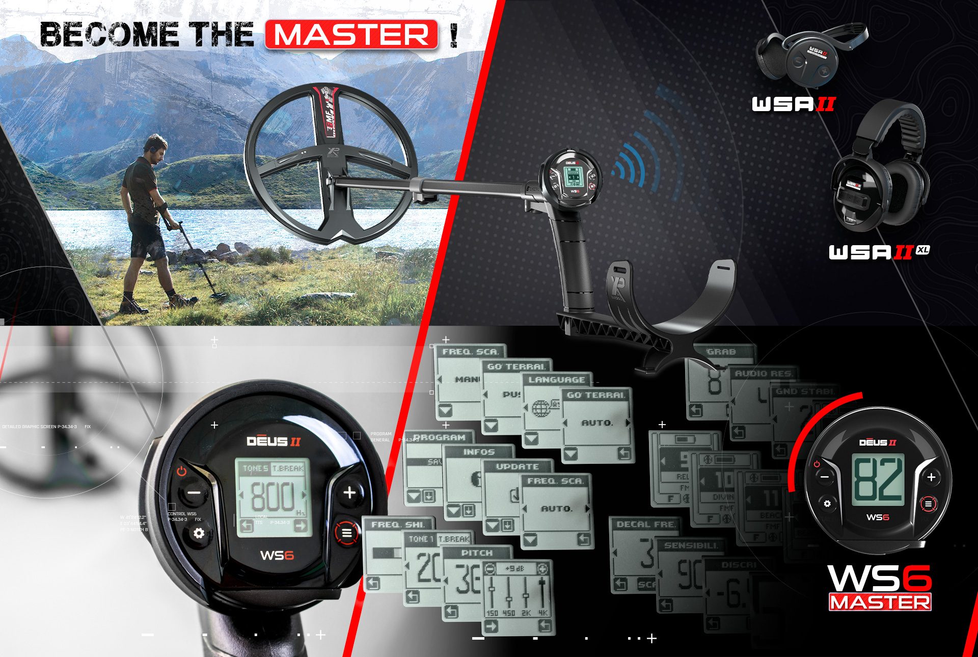 Eskişehir XP Deus II WS6 MASTER - XP WS6 MASTER Deus 2 saha ve su kullanımı